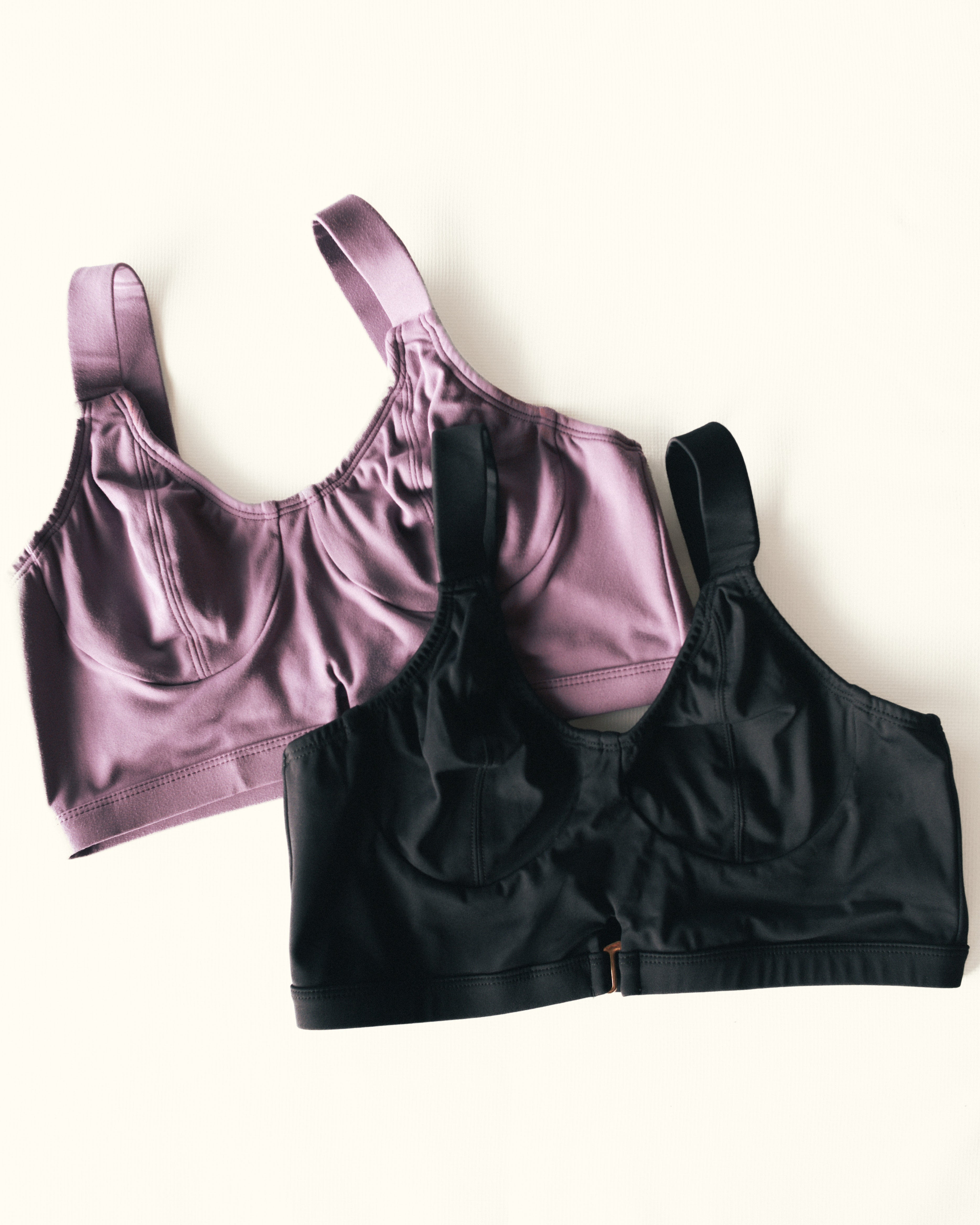 black bra top